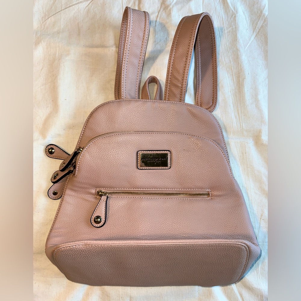 Marc New York Blush Leather Backpack OS